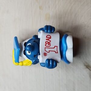 Smurfs Peyo Schleich Berrie #1 Grad Figurine 1984